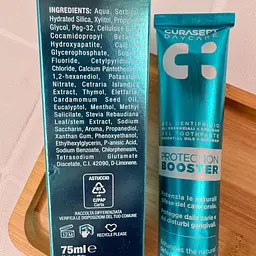 Набір Curasept Daycare Protection Booster Frozen Mint (зубна паста 75 мл + ополіскувач 500 мл) - мініатюра 2