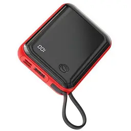 Повербанк Baseus Mini-S LCD Display 10000 mAh + кабель Type-C 3A LED 15W (29497) - мініатюра 2