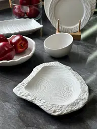Салатник Olens Сноу-вайт 101-0526 28,5х23,5х2,5 см білий - мініатюра 3
