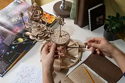 Механічний 3D Пазл Ukrainian Gears Механічний Телурій, 249 елементів (70167) - мініатюра 9