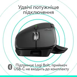 Миша Logitech MX Master 4 for Mac Performance Wireless Space Black (910-007577) - мініатюра 8