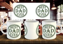 Чашка "Best dad ever" 330 мл Рожева
