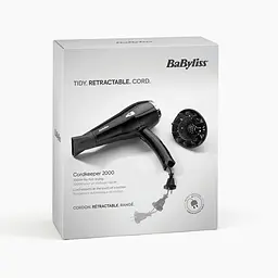 Фен Babyliss CordKeeper D374DE чорний - мініатюра 7