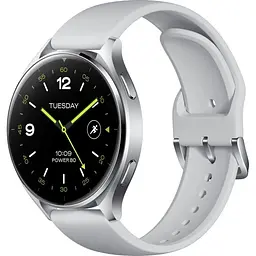 Смарт-годинник Xiaomi Watch 2 Silver Case with Gray TPU Strap (BHR8034GL) (Global Version) - мініатюра 2