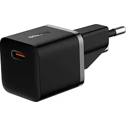 Мережевий зарядний пристрій Baseus GaN5 Fast Charger Mini 1C 20W Black (CCGN050101) [105942] - мініатюра 4