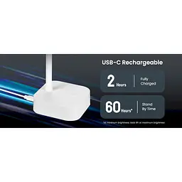 Настільна лампа акумуляторна Yeelight Rechargeable Desk Lamp YLYTD-0039 біла YLYTD-0039 - мініатюра 3