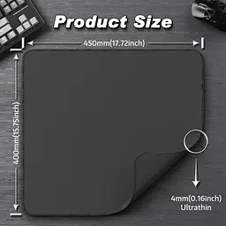 Ігровий килимок Attack Shark CM02 / 40*45 см / Black - мініатюра 2