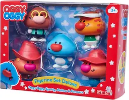 Ігровий набір фігурок Оггі Оггі Simba Oggy Oggy Deluxe 5 героїв мультфільму рухомі фігурки 7 см від 3 років (SKU-240) - мініатюра 4