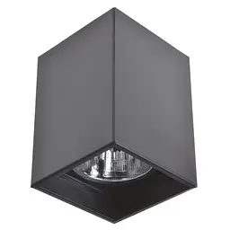 Підсвічування тубус Brille накладне AL-71/1 GU10 SBK IP20 MR16 26-435