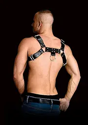 Чоловічий бондаж Costas - Solid Structure 2 - Black Ouch! 36-OU258BLK 98921 - мініатюра 4