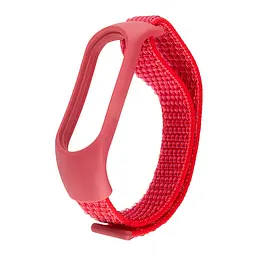 Ремінець Nylon Mi Band 3/4/5/6/7 Crimson