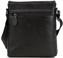 Сумка-месенджер шкіряна Tiding Bag Чорна - мініатюра 2
