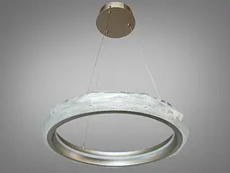 Підвісна LED-люстра для вітальні та спальні Diasha 583-500G з акриловим кільцем, пультом, 84 W, 50 см, 10-18m2 - мініатюра 4