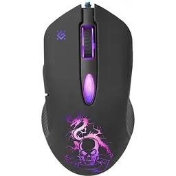 Миша Defender Sky Dragon з ігровою поверхнею GM-090L USB Black (52090) - мініатюра 3