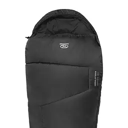 Спальний мішок Highlander Sleepline 250 Mummy/+5°C Charcoal Left (SB035-CH) - мініатюра 3