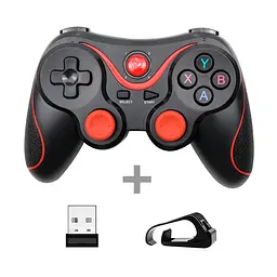 Геймпад Terios T3 USB з кріпленням для телефону black - мініатюра 2