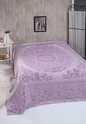 Велюрове покривало Odesa Lilac 200×220 см Belizza pbe0052231 - мініатюра 1