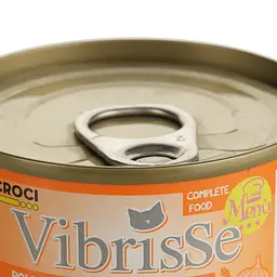 Вологий корм для котів Vibrisse Menu Курка з шинкою та гарбузом 70 г (C1018075) - мініатюра 3