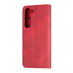 Чохол-книжка Premium Samsung S23 (S911) Dark Red - мініатюра 3