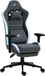 Геймерское кресло GT Racer (X-2306 Fabric Gray L) - мініатюра 2