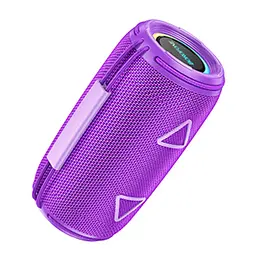 Портативна bluetooth колонка Borofone BR38 TWS з LED підсвічуванням фіолетовий - мініатюра 2