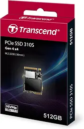 Накопичувач SSD Transcend m.2 NVMe 512GB M.2 2230 PCIe 4.0x4 3D TLC (TS512GMTE310S) - мініатюра 2
