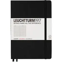 Блокнот Leuchtturm1917 Середній, чорний, клітинка (315928)