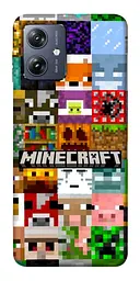 Чохол Demsky Minecraft collage для Motorola Moto G54