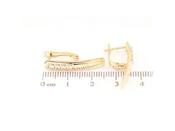 Сережки Xuping англійська застібка Позолота 18K "Візерунок з цирконієм" 272074 - мініатюра 2