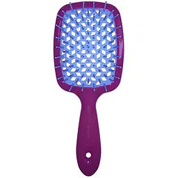 Щітка для волосся малинова з синім Superbrush Janeke