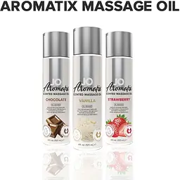 Натуральна масажна олія System JO Aromatix - Massage Oil - Vanilla 120 мл - мініатюра 5