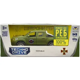 Машинка TechnoDrive серії Шеврони Героїв TOYOTA HILUX "ЧЕРВОНА КАЛИНА" - мініатюра 12