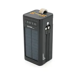Батарея універсальна 7GO 50000mAh PD/22.5 Solar Black (GPW-01 / 45006) - мініатюра 2