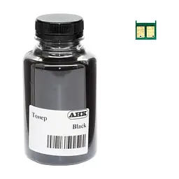 Тонер Canon MF211/212/216/226, 100г Black +chip AHK (3202907)
