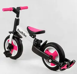 Велосипед-трансформер 55475 Best Trike колеса PU 10”, батьківська ручка, знімні педалі, в коробці (6989228360049) - мініатюра 6