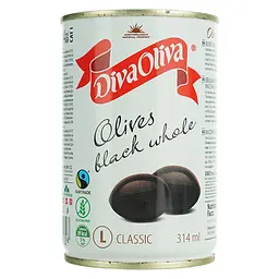 Маслини з кісточкою Diva Oliva L 300 г