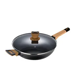 Сотейник з кришкою Bergner Earth black, 28 см (BG-34628-BK)