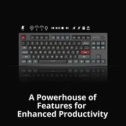Клавіатура MONTECH MKey TKL Brown Switch Darkness (MK87DB) - мініатюра 6