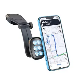 Автотримач XO C101 Magnetic Car Phone Holder Чорний - мініатюра 4