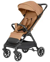Прогулянкова коляска Carrello Forza CRL-5535 Clam Beige легка 7 кг автоматичне складання EVA-колеса