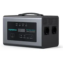 Зарядна станція Marsriva MP6Pro (655.3 Вт/г) 600W / 600 Вт / 655.3 Вт/ч / LiFePO4 (MP6Pro_MARSRIVA) UA
