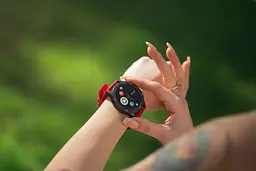 2E Смарт-часи 2E Motion GT2 47мм, 1.32", 360x360, BT 5.2, Чорно-червоний + ремінець зелений - мініатюра 5