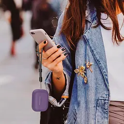 Чохол AhaStyle Colorful Silicone Case для AirPods Pro 2 Dark Purple [CP-187-2-C-DP] [133835] - мініатюра 7