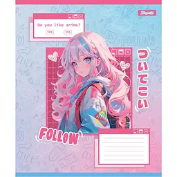 Набір зошитів 1 вересня Follow Anime А5, 12 аркушів 25 шт. (768119) - мініатюра 2