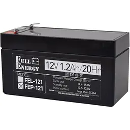 Акумулятор Full Energy FEP-121 AGM 12V (12V/1.2Ah/14.4Wh) [112119]