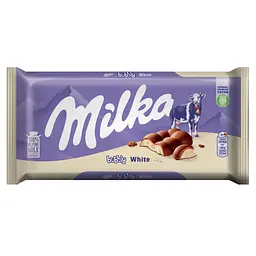 Шоколад молочний - Milka Bubbly White 95 г