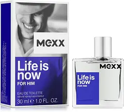 Оригінал Mexx Life is Now for Him 30 мл Туалетна вода - мініатюра 2