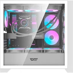Корпус для ПК DARKFLASH DRX90 GLASS WHITE - миниатюра 11