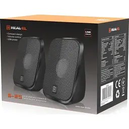 Акустична система REAL-EL S-25 USB Black (EL121100022) - мініатюра 8