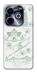 TPU чохол Demsky Heart of Kyiv для Infinix Hot 40i